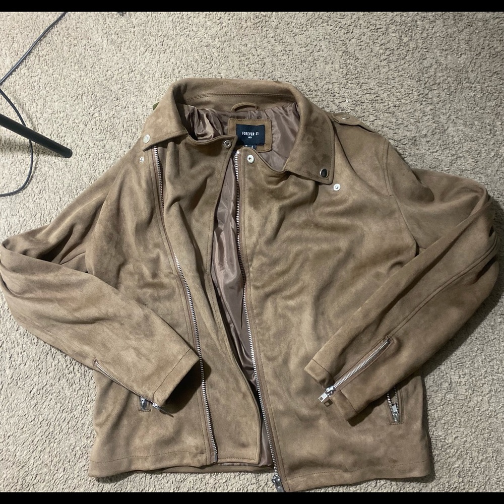 Forever 21 men suede jacket